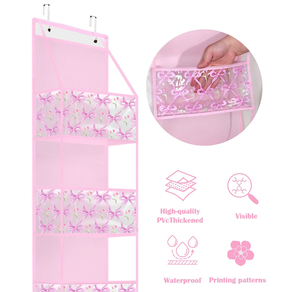 Over The Door Hanging Organizer Cosmetics Wall Hanging Storage Organizer Bag Organizerfor Nursery Bathroom Closet Bedroom Dorm