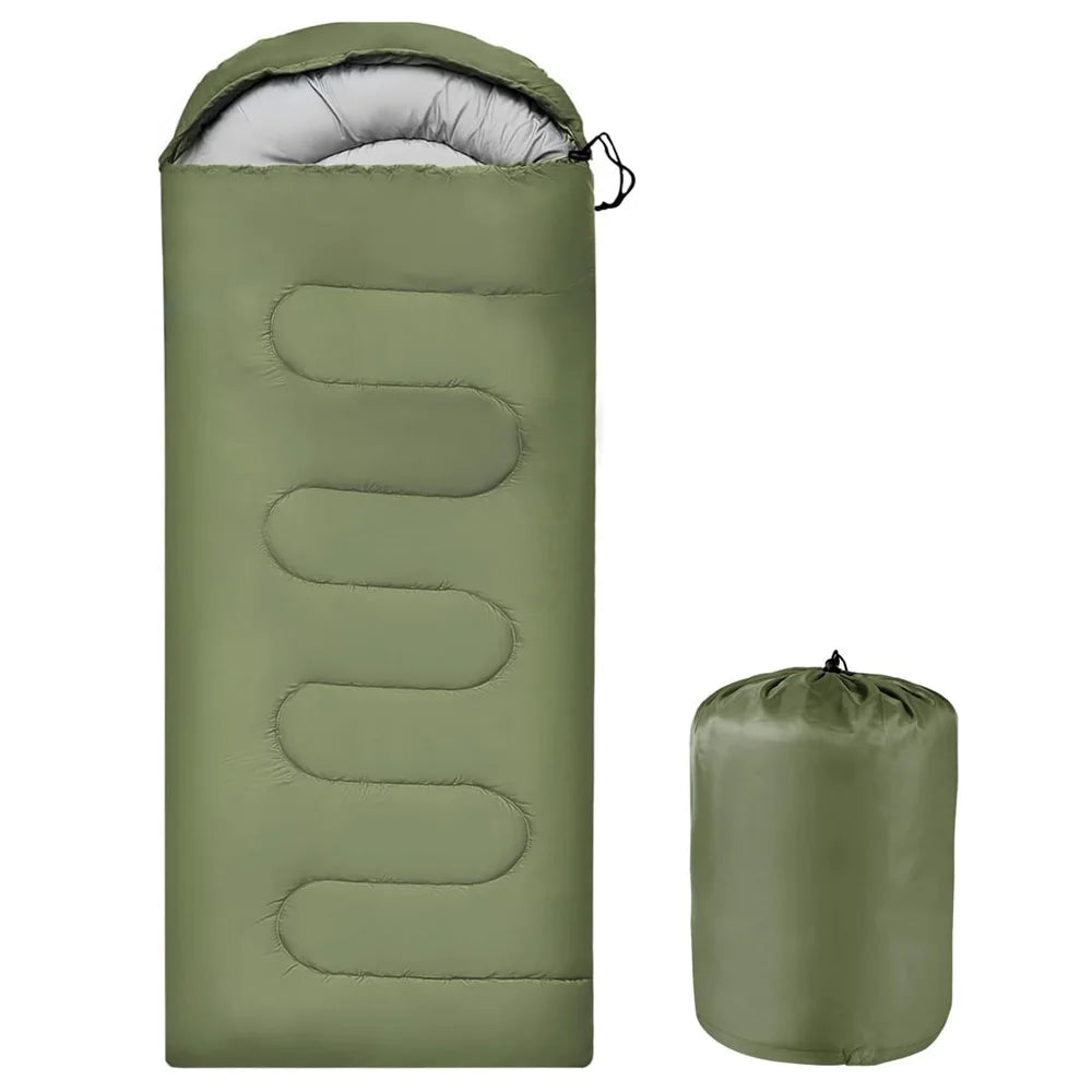 Camping Sleeping Bag Ultralight Waterproof 4 Season Warm Envelope Backpacking Sleeping Bags for Outdoor Traveling Hiking