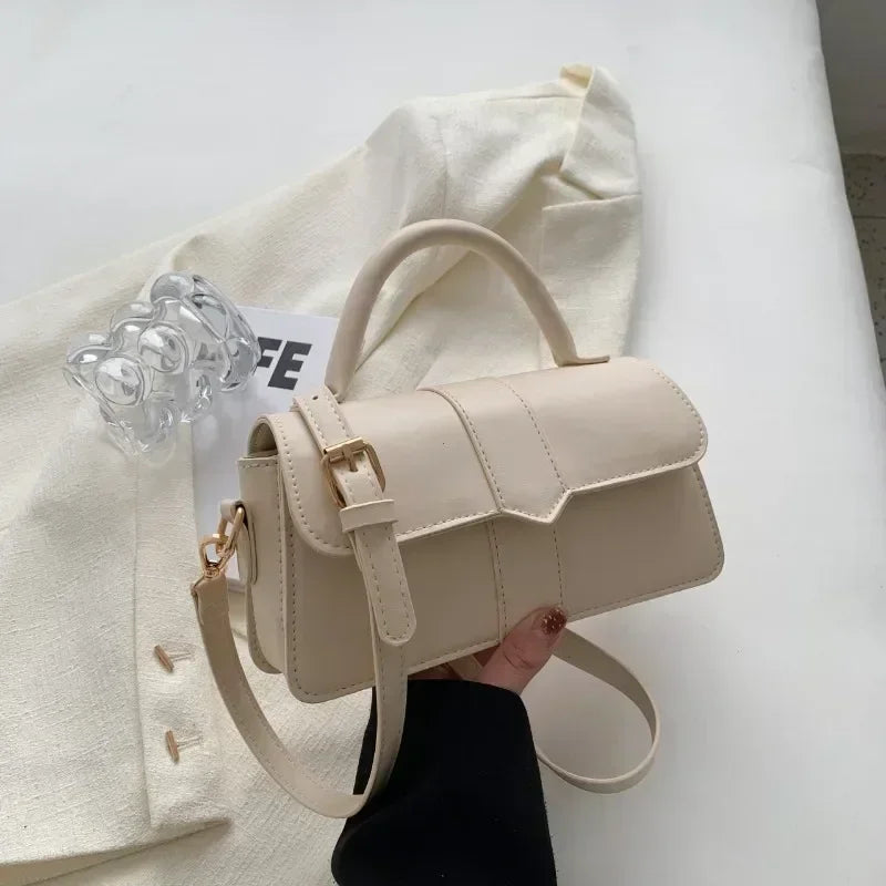 Pu Leather Shoulder Bag for Women Handbag  Fashion Crossbody Bags Vintage Underarm Bag Square Satchel Сумка Женская 2026 Тренд