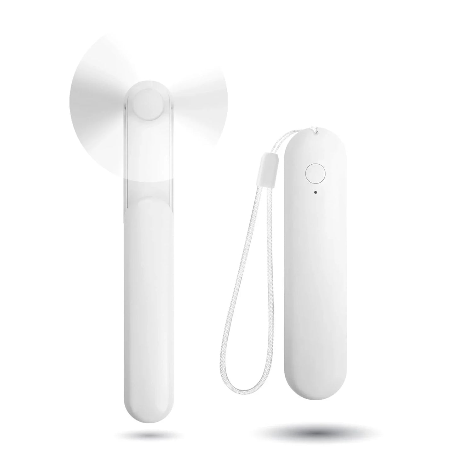 Portable Mini Handheld Fan, Small Pocket Fan, USB Rechargeable Personal Fan with Power Bank, Travel Essentials for Women