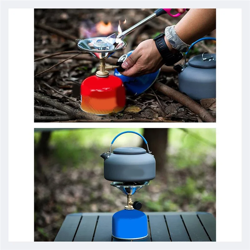 Outdoor Gas Burner Windproof  Portable Folding Ultralight Split Gas Stove Tourist Equipment For Picnic-AS97