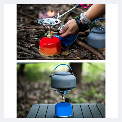 Outdoor Gas Burner Windproof  Portable Folding Ultralight Split Gas Stove Tourist Equipment For Picnic-AS97