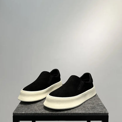 Men Casual Shoes Spring 2026 Comfortable Soft Sole Lightweight Breathable Loafers Fashion Versatile Leisure Slip on Flat Shoes
