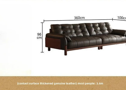 soft bag leather sofa Medieval retro living room small sofa apartment household sala de estar sofás furniture for living room