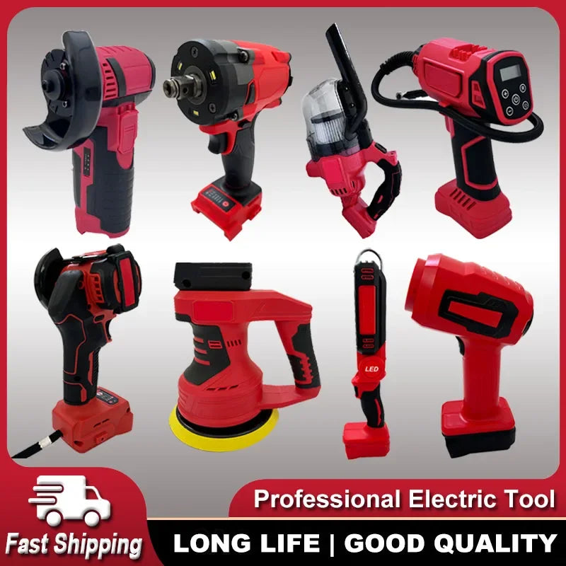 Fit Milwaukee Multifunctional Power Tools:3-inch Angle Grinder,Car Polisher,Electric Rivet Gun,Jigsaw,Electric Air Pump