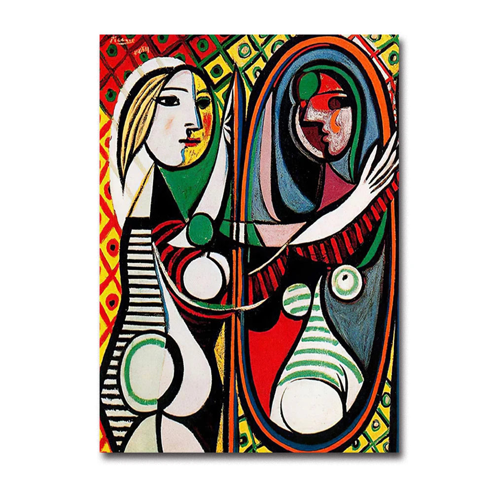 Modern Art Master Picasso Abstract Canvas Painting Cubism Home Wall Art Poster Prints Pictures Bedroom Living Room Decor Murals