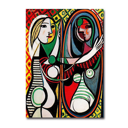 Modern Art Master Picasso Abstract Canvas Painting Cubism Home Wall Art Poster Prints Pictures Bedroom Living Room Decor Murals