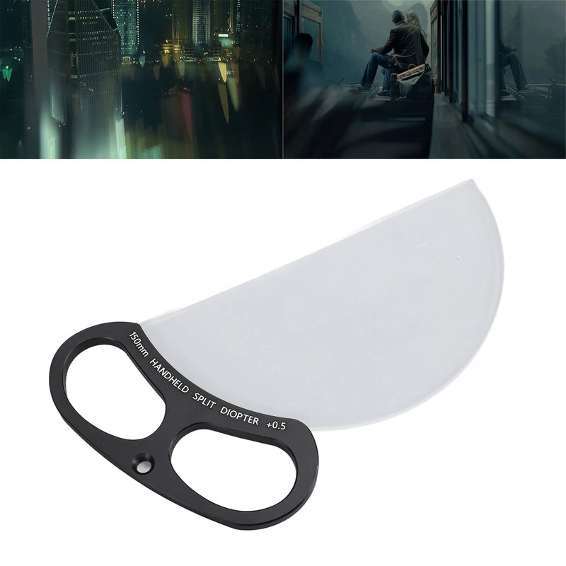 1/2 Split Diopter Filter 150mm Handheld 1/2 Split Diopter Filter Lens Special Effects Filter Film Prism Filter Accessories