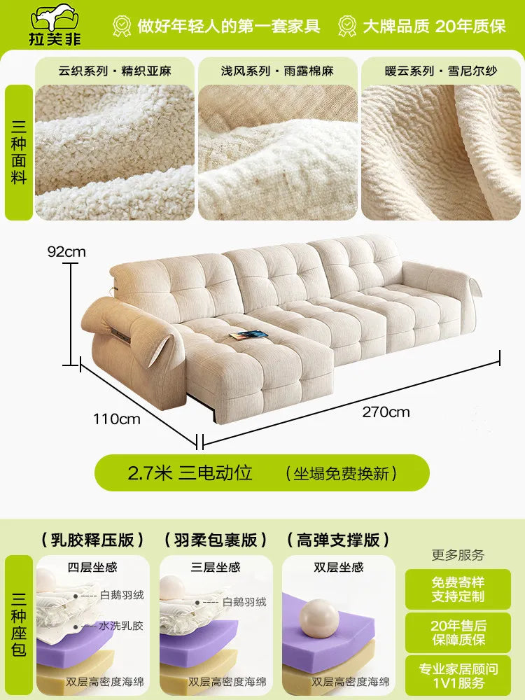 Minimalist Luxury Living Room Sofas Multifunctional Decor Relaxing Modern Sofas Accent Cloud Lazy Futon Divano Home Furniture