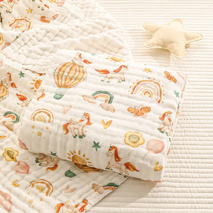 Cotton Baby Bath Towel 6 Layer Bubble Gauze Muslin Blanket Swaddle Wrap Infant Kids Bedding Newborn Stroller Blankets Baby Items