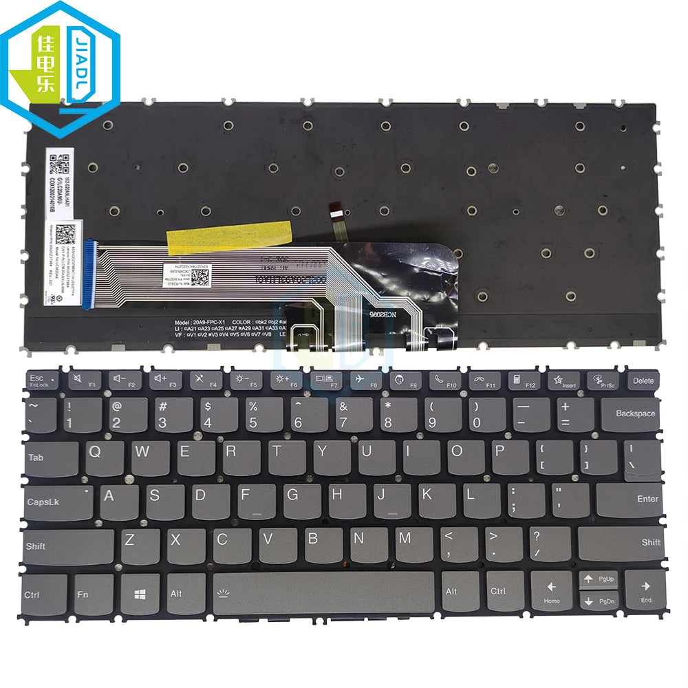 LA US Backlight Keyboard for Lenovo YOGA SLIM 7-13ITL05 7-13ACN05 Carbon 13ITL5 English Laptop Keyboards Light SN21A19932