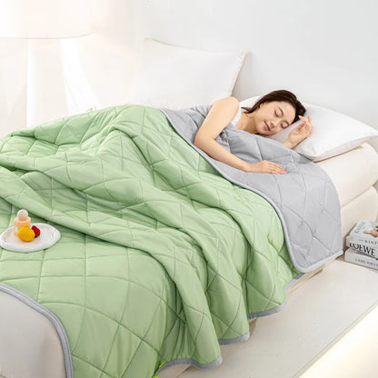 Grade A Breathable Cooling Quilt Thin Cool Comforter Summer Blanket  Soft Airable Air Conditioner Comforter of Lightweight Duvet