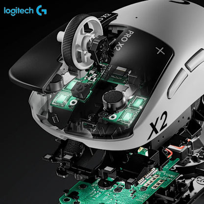 Logitech PRO X2 SUPERSTRIKE Wireless Gaming Mouse Professional Gaming Mouse 44000DPI HITS Sensing