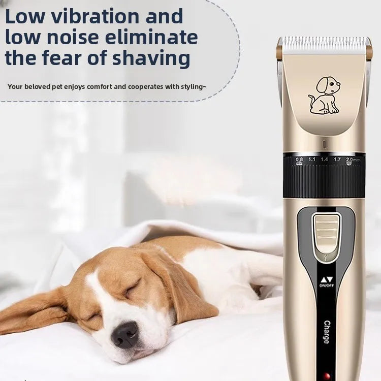 Pet Hair Clipper, Dog Grooming Shaver, Electric Pet Trimmer, Professional Pet Grooming Kit for Dogs & Cats