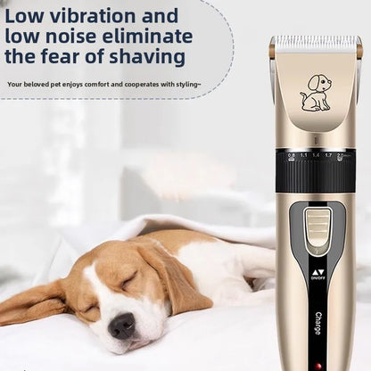 Pet Hair Clipper, Dog Grooming Shaver, Electric Pet Trimmer, Professional Pet Grooming Kit for Dogs & Cats