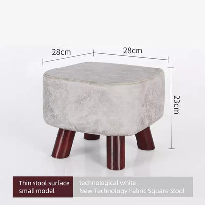 Simple Solid Wood Household Small Stool Children's Short Stool At Home Entrance Living Room Coffee Table with Sturdy Shoe Stool