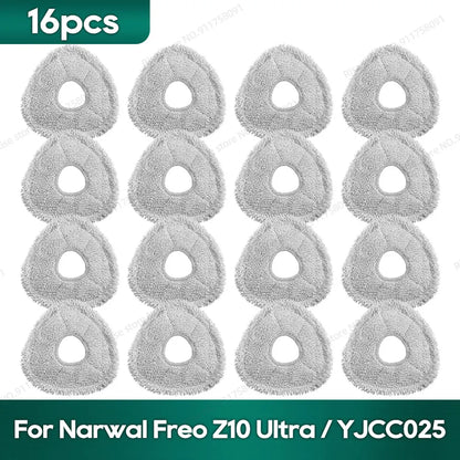 Compatible for Narwal Freo Z10 Ultra / YJCC025 Accessories Roller Brush Hepa Filter Dust Bag Mop Cloth