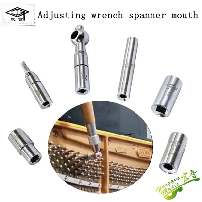 Piano Tuning Repair Tools - Tuning Wrench with Head and Sleeve, Adjustable Wrench for Piano Maintenance