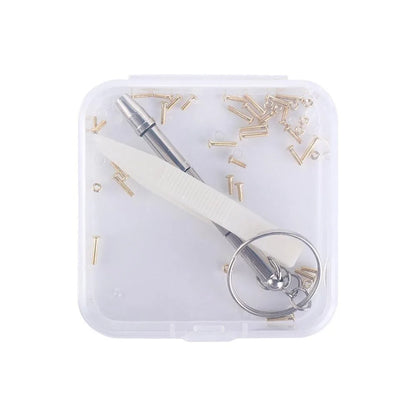 Screws Replacement With Tweezers Sun Glasses Nuts Glasses Screws Sets Eyeglass Nose Pads Sunglass Repair Tool Glasses Screws