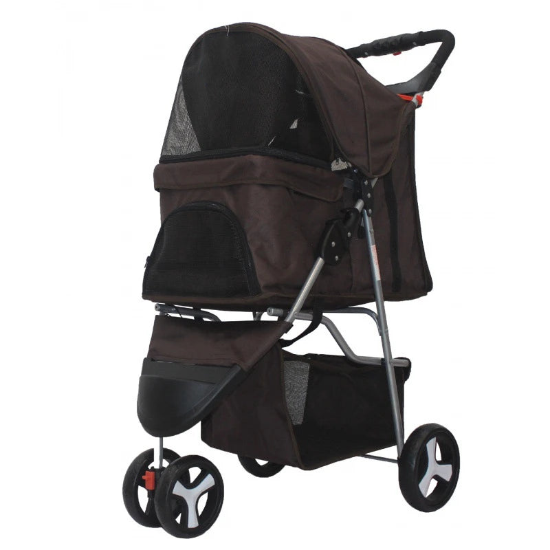 Waterproof Puppy Dog Pet Stroller for Travel Outdoors and Carrying Pets