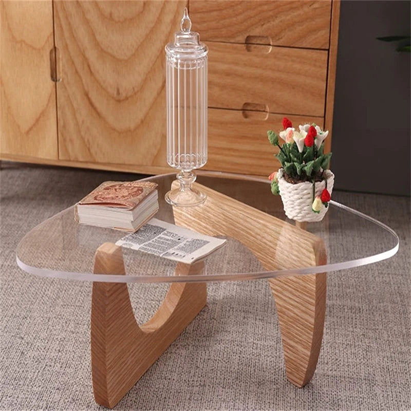 1:6 Dollhouse Miniature Coffee Table End Table Tea Table Furniture Model For Doll House Decor Kids Pretend Play Toys