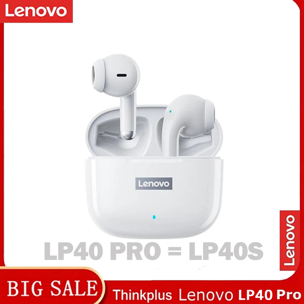 Lenovo LP40 Pro Wireless Headphones Are Suitable For Computers, Phones, Gyms, Travel Compatible Lenovo And Fitness Headphones