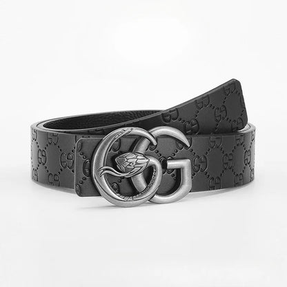New Belts for Men Practical Senior Sense Male Belt Hot Sell Popular Automatic Buckle Red Belt Fashion Casual Waistband