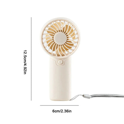 Portable Fan, Creative Compact Pocket Handheld Fan, Lightweight Mini Fan (AAA Batteries Not Included)