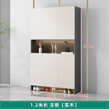 Living Room Shoe Cabinet Solid Wood Home Entrance Cabinet Display Household Door Locker Sideboards Szafki Do Salonu Furniture