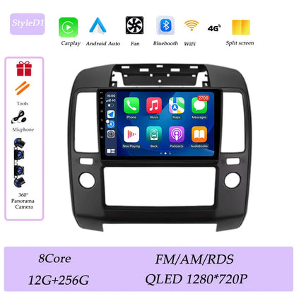 GPS Navigation for Nissan Navara 2006 - 2012 CarPlay Car Radio Video Audio Multimedia Player DSP Stereo Bluetooth  QLED Screen