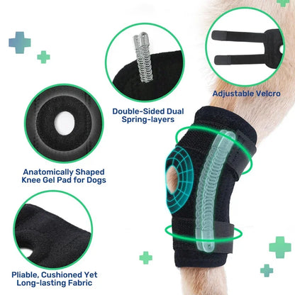 Injury Recover Legs Dog Arthritis Protector Support Protects Bandage Pet Knee Pads Injury Recovery For Dog Leg Hock Joint Wrap