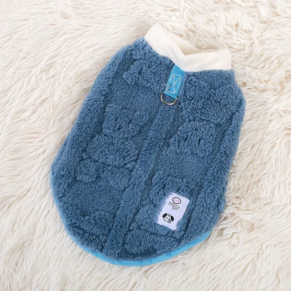 Pet Autumn and Winter Fleece Clothes Dog Cat Warm Coat Small Dogs Clothing Chihuahua Costumes