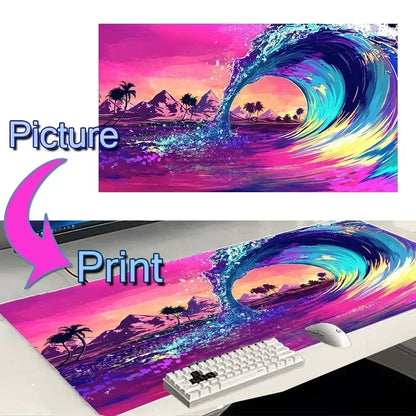 Custom Desk Mat, Mouse Pad 60x35cm, Personalized Gift, Large Mouse Pad,Custom Gift, Personalized Mouse Pad, Personalized Deskmat