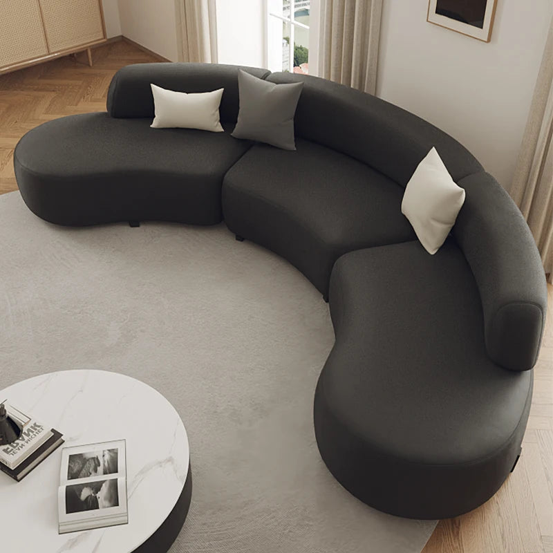 Designer Modern Living Room Sofas Lazy Luxury Gaming Children Sofas Minimalist Replica Floor Curved Wood Divano Home Furniture