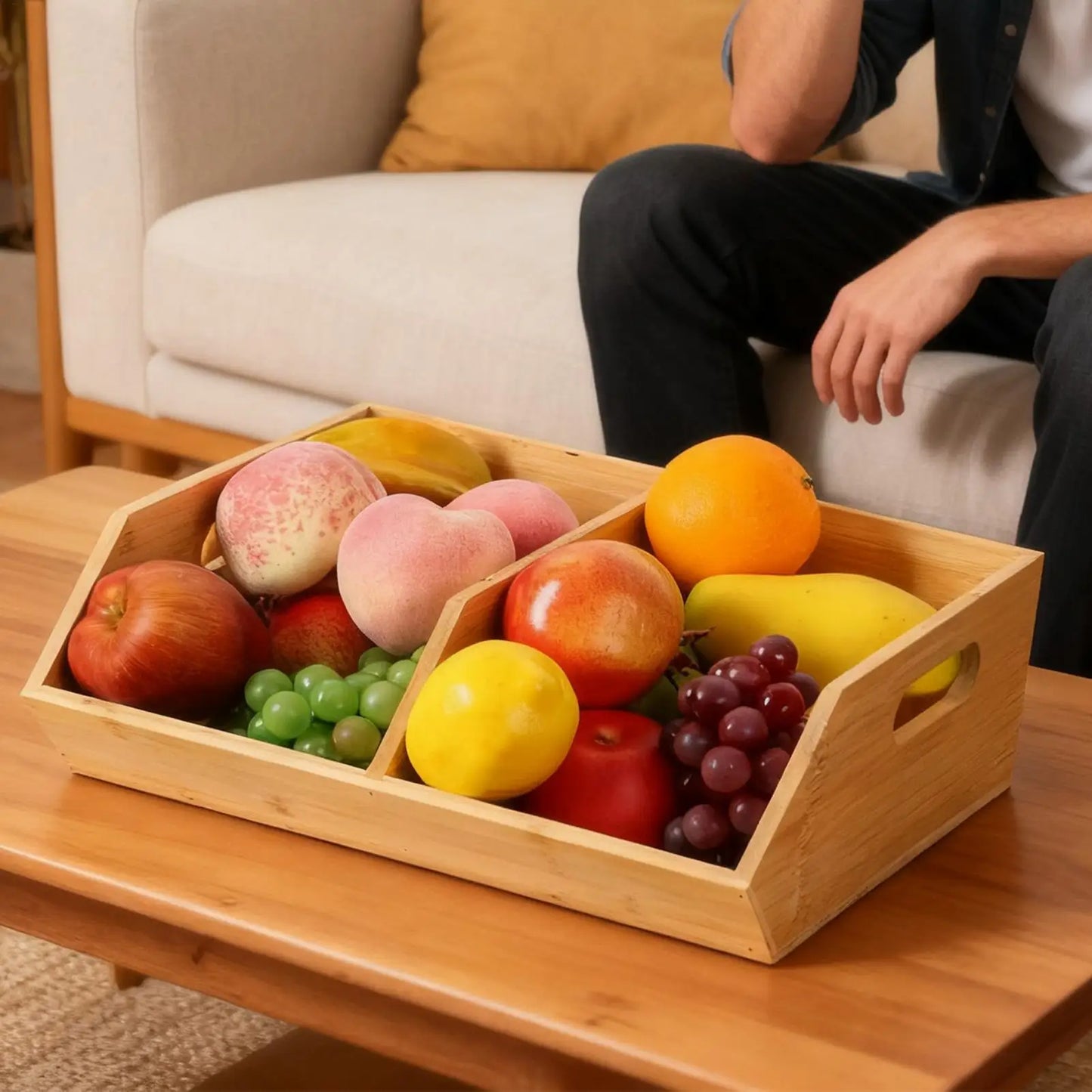 Stackable Pantry Storage Bins For Kitchen Vegetable Fruit Storage Boxes Wooden Potato Container Storage Pantry Bins For Kitchen