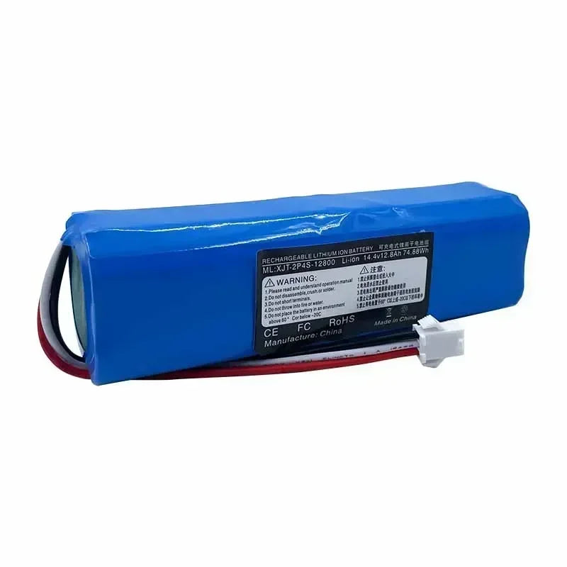 2026 100% NEW For Xiaomi 14.4V lithium battery 2P4S battery 5200mAh 6500mAh 12800mAh Viomi S9 Lydsto R1 Roadmi Eve Plus
