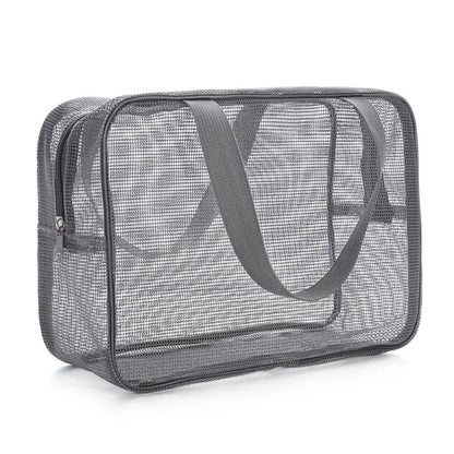 Big Pockets Tote Bag Easily Carry Beach Mesh Shower Mesh Shower Bag Quick Dry Shower Storage Bag Beach