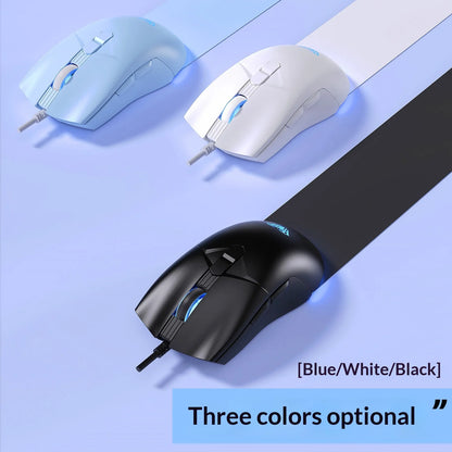 Gaming Mouse S32 Wired Ergonomic Design Rgb Backlit Universal For Laptop Desktop Pc Office Computer Peripheral