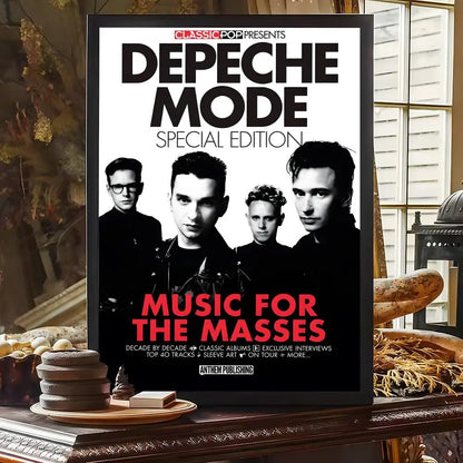 D-Depeche-M-Mode Band Painting Calligraphy Wall Art HD Canvas Oil Painting Posters Prints Home Bedroom Living Room Decor Gift
