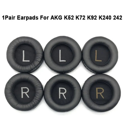 2Pcs Ear Pads for AKG K52 K72 K92 K240 242 Headphone Replacement Ear Pad Cushion Cups Cover Earpads Repair Parts
