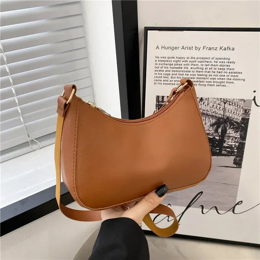 Crossbody Bags for Women Large Capacity Luxury Handbags Purse Solid Color Shoulder Bags Female Casual Travel Vintage Hobos Bag
