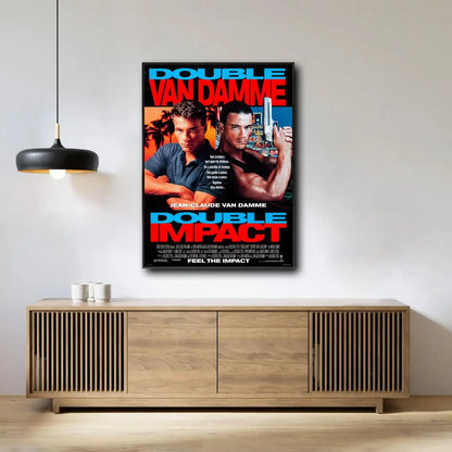 Van Damme Poster Canvas Painting Wall Art for Picture Coffee House Bar Living Room Bedroom Restaurant Home Wall Decor