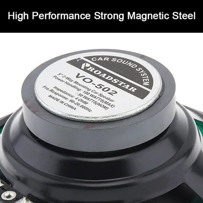 4/5/6.5 Inch Universal Car Coaxial Speakers HiFi Automotive Audio Full Range Frequency Subwoofer Enhanced Car Stereo Sound
