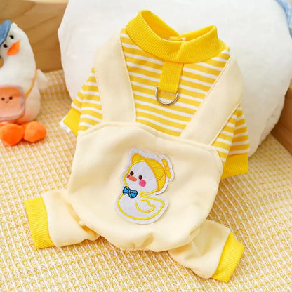 Four-legged Clothing for Pet Dogs, Medium and Large Dogs and Cats, Autumn and Winter Sweatshirts, Plus Fleece Clothing Supplies,