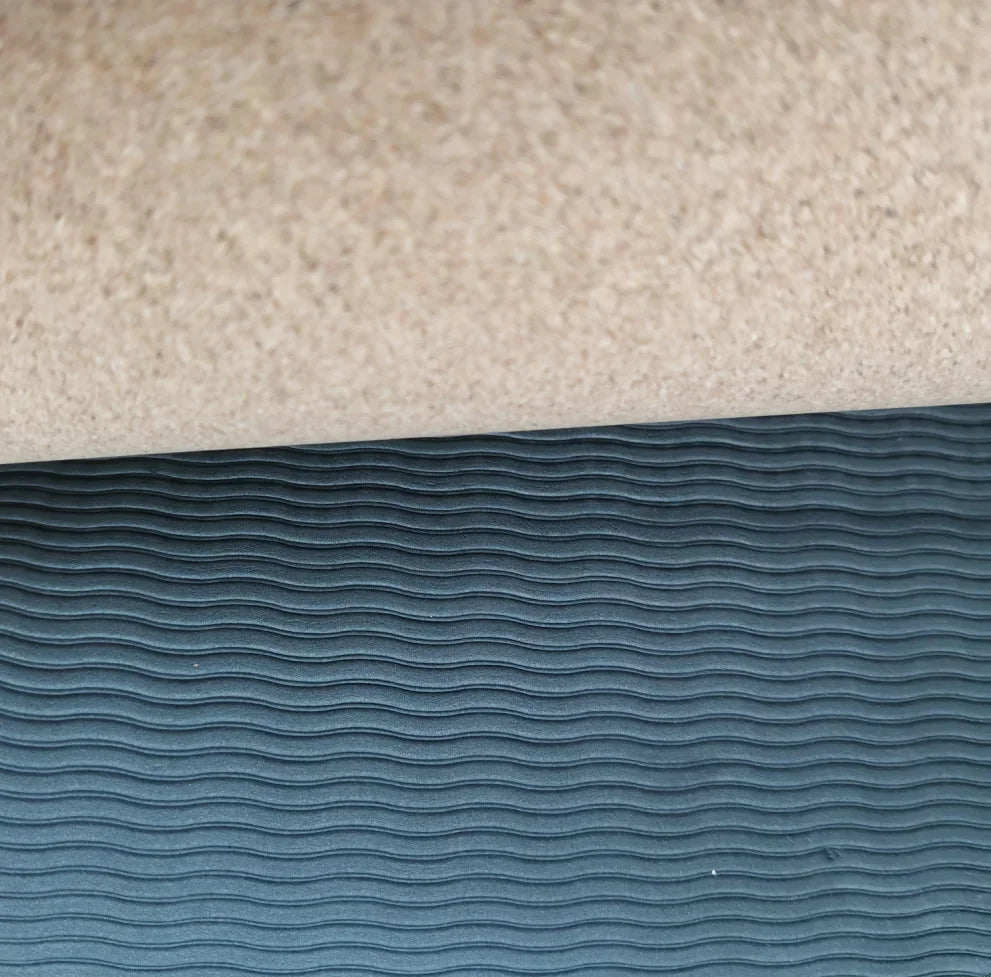 183X61Natural Cork TPE Yoga Mat Fitness Gym Sports Mats Pilates Exercise Pads Non-Slip Yoga Mats Absorb Sweat Odorless