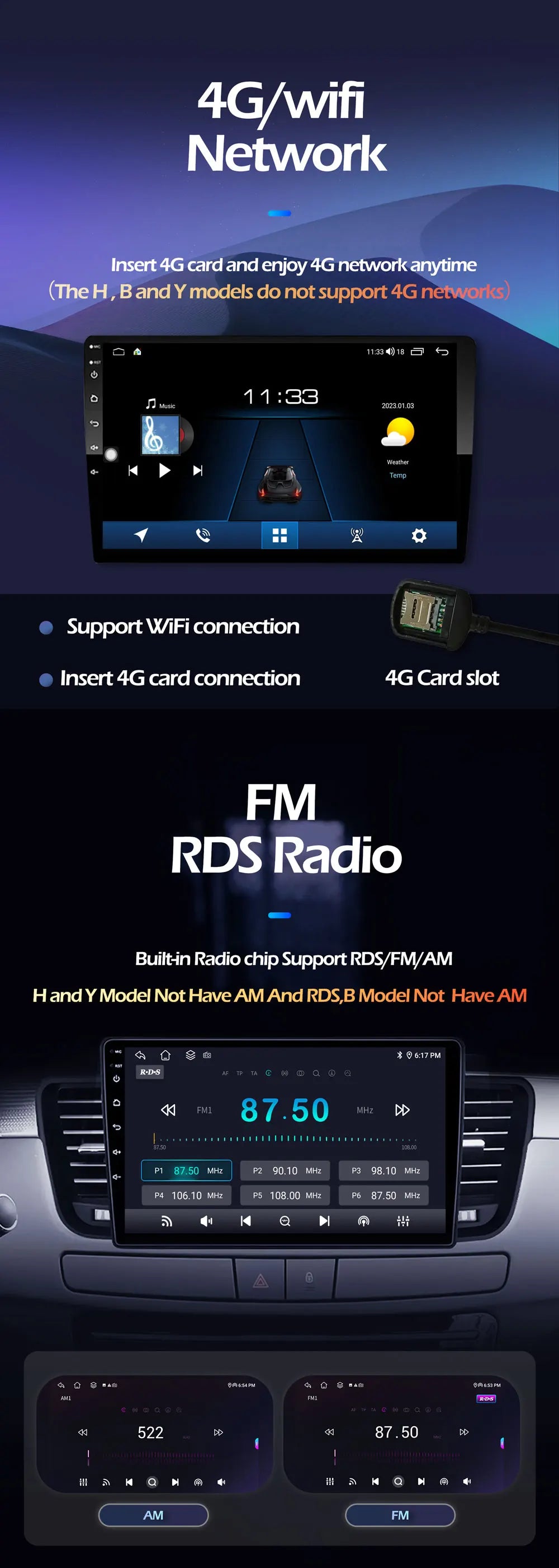 Player GPS Navigation Carplay Auto Android 16 For Hyundai Tucson 2004 -2009 Car Radio Multimedia Stereo Video