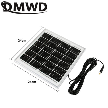 8W Solar Exhaust Fan 12V Air Blower High Speed Ventilator Energy-saving Anti-Mosquito Design Kitchen Bathroom Chicken/Duck Coop
