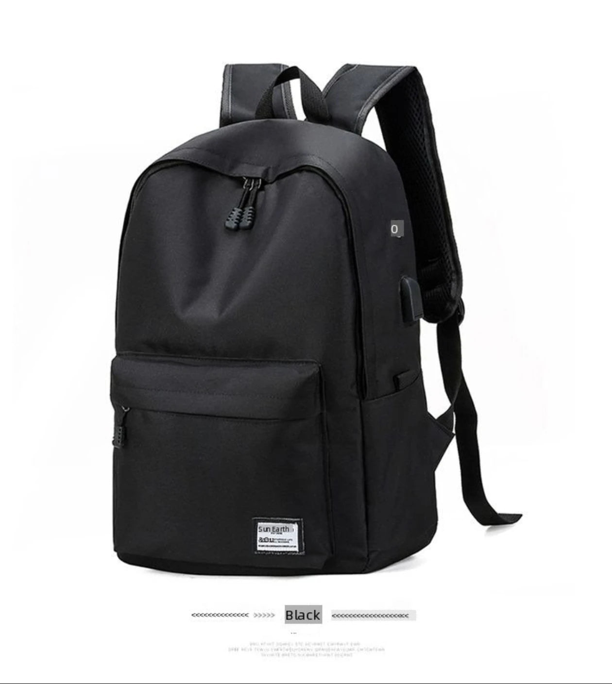 Trendy men and women Minimalist Backpack Versatile Backpack Large Capacity Student Backpack Computer Travel Bag Washable
