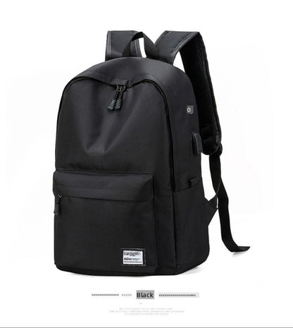 Trendy men and women Minimalist Backpack Versatile Backpack Large Capacity Student Backpack Computer Travel Bag Washable