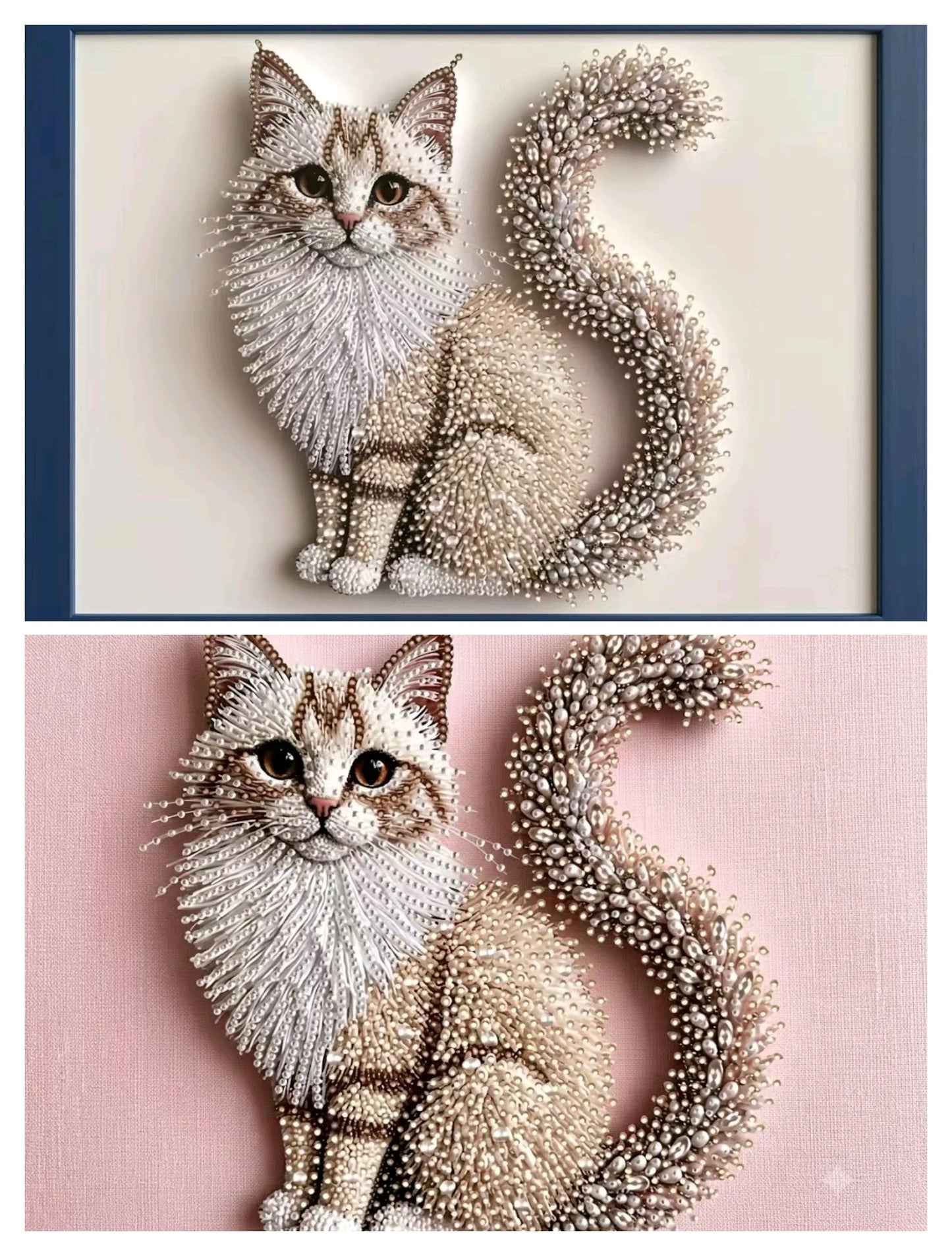Cat three-dimensional decorative painting, suitable for wall decoration